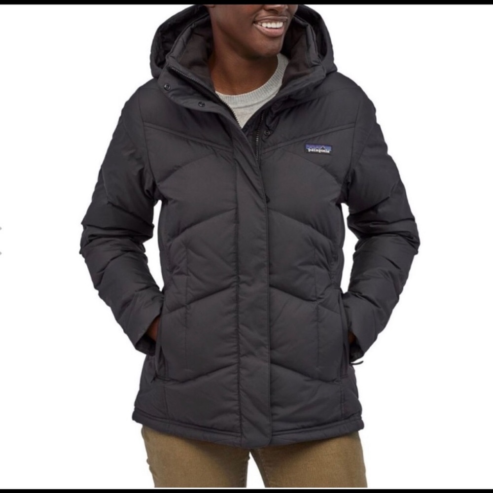 Patagonia Down With It Parka Jacket - black- XS